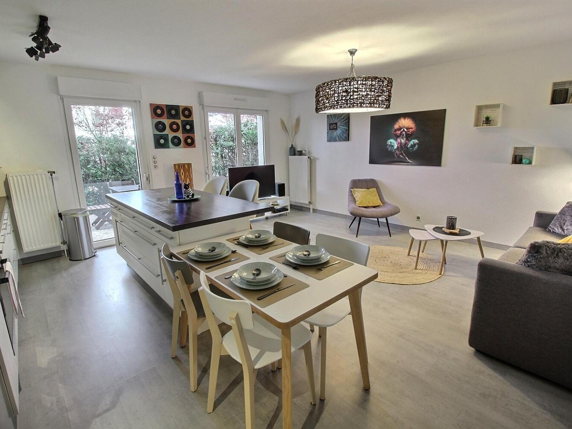 Charmant Appart Avec Garage Et Terrasse Au Coeur De Colmar, Pres De La Route Des Vins D'Alsace - Fr-1-722-6 Luaran gambar